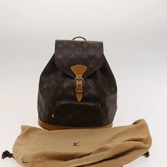 LOUIS VUITTON Monogram Montsouris MM Backpack M51136 LV Auth 117152 main image 13